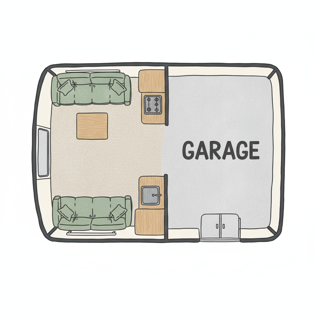 Toy Hauler floorplan